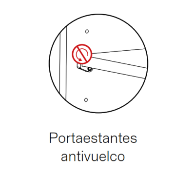 Módulo Blanco 16HD Bajo 800x300x580 | 1 balda | Kpro componentes