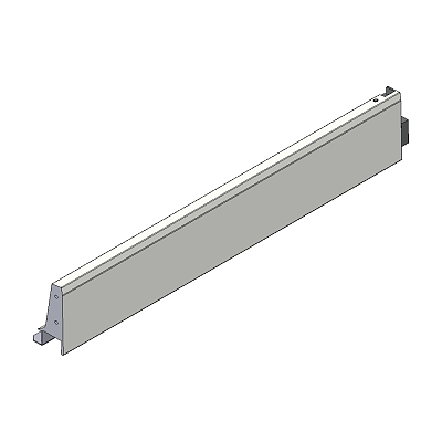 Perfil SA Derecho Antaro Blanco F500 | Kpro components