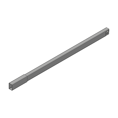 Varilla Cacerolero Antaro Izquierda F50 Blanca | Kpro components