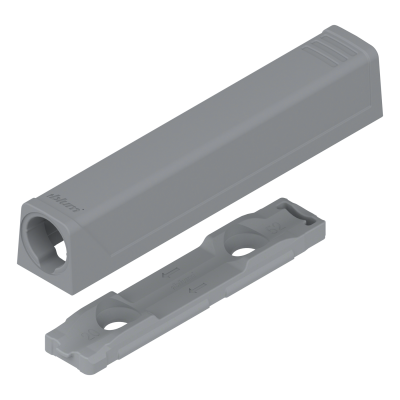 Placa Soporte Tip-On Largo Recto Gris | Kpro components