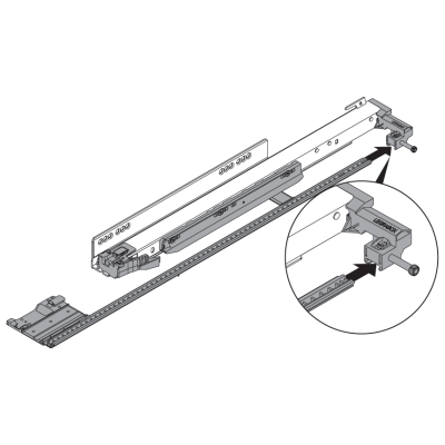 Estabilizador Legrabox Blum F45-65 | Kpro components