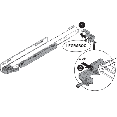 Estabilizador Legrabox Blum F45-65 | Kpro components