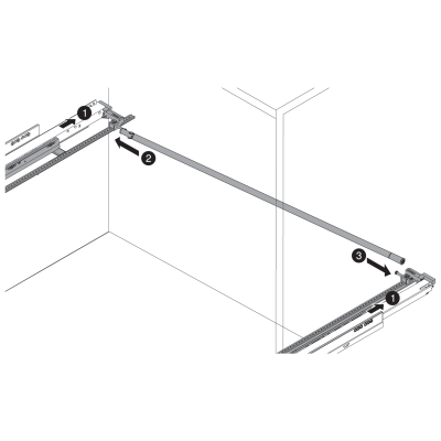 Estabilizador Legrabox Blum F45-65 | Kpro components
