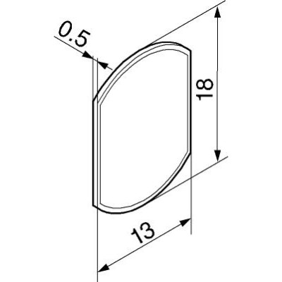 Tip-On Largo Amortiguador Blanco 956A1006F | Kpro components