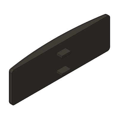 Tapa Blum Onix Recta Abombada 70.1503 | Kpro componentes
