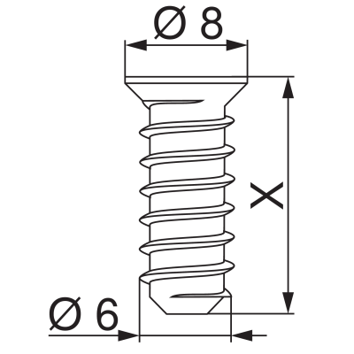 Tornillo Blum Euro 661.1000 | Kpro components