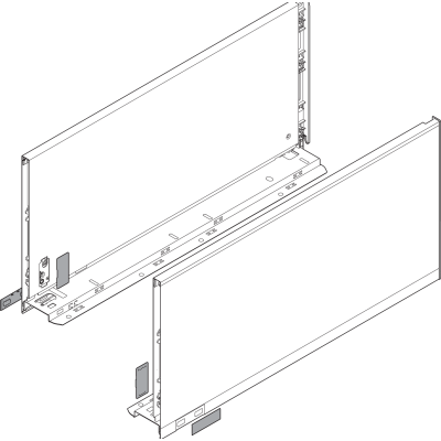 Perfiles F Legrabox Orion F500 770F5002S | Kpro components
