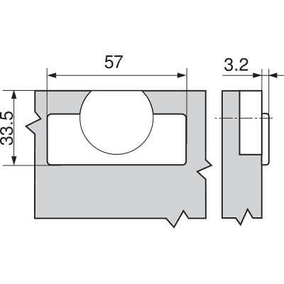 Bisagra Blum Unión Puertas 60º Taco 79T8530 | Kpro componentes