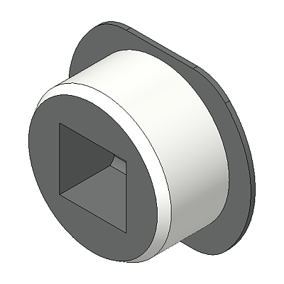 Tirador Cajón Interior Antaro ZIF.80M7 Blanco | Kpro components