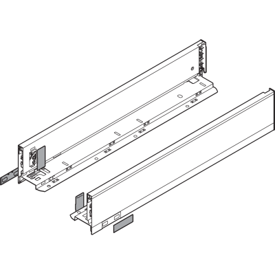 Perfiles M Legrabox Inox F400 770M4002I | Kpro components