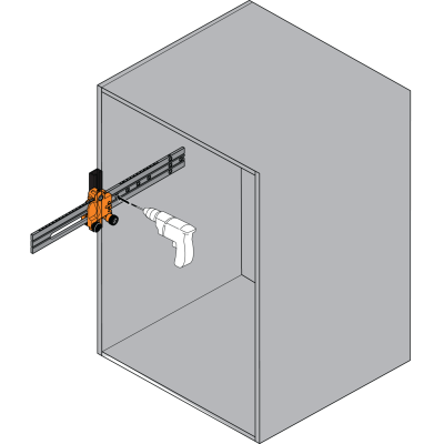 Plantilla individual universal 65.1051.02 | Blum | Kpro componentes