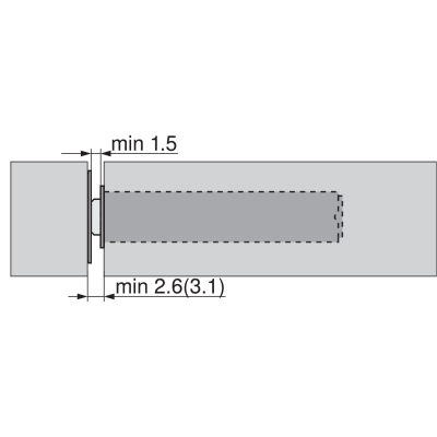 Tip-On Largo Iman Blanco 956A1002 | Kpro components