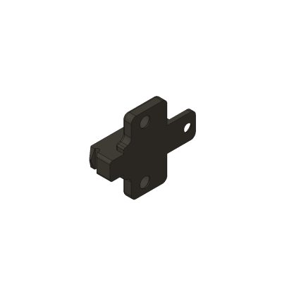 CLIP Base, en cruz, 6 mm, Cinc, Tornillos Euro
