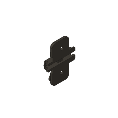 CLIP Base, en cruz, 0 mm, Acero, Tornillos, AA: excéntrica