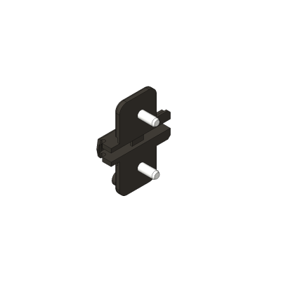 CLIP Base, en cruz, 3 mm, Acero, con tetón expansible EXPANDO, AA: excéntrica
