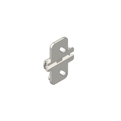 CLIP Base, en cruz, 0 mm, Acero, con tetón expansible EXPANDO, AA: excéntrica