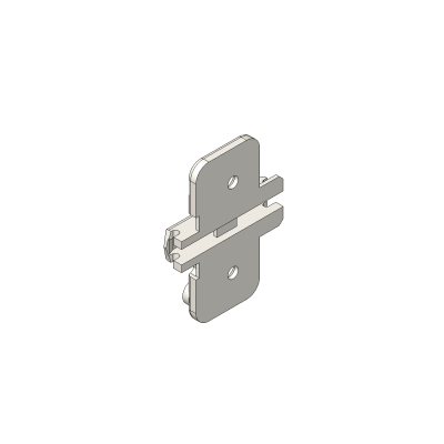 CLIP Base, en cruz, 0 mm, Acero, Tornillos, AA: excéntrica