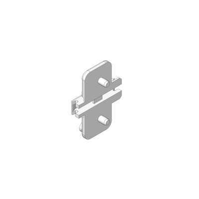 CLIP Base, en cruz, 0 mm, Acero, con tetón expansible EXPANDO, AA: excéntrica