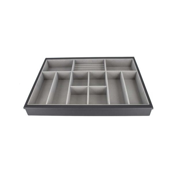 BANDEJA DE CUERO ANTRACITA EXTENSIBLE 464-514