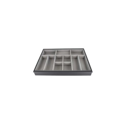 Bandeja cuero antracita extensible 864-914mm | Kpro componentes
