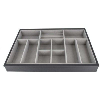 Bandeja joyero terciopelo antracita 864-914mm | Kpro componentes