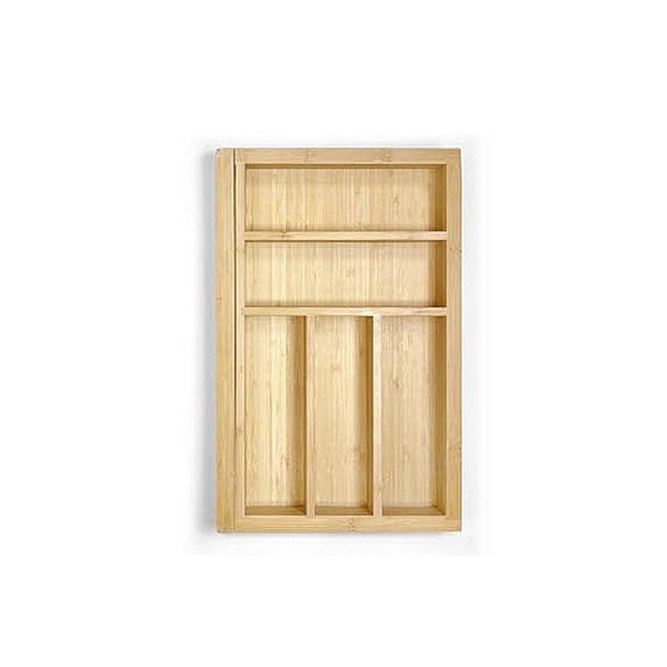 CUBERTERO MADERA BAMBU ACABADO NOGAL 900-1100