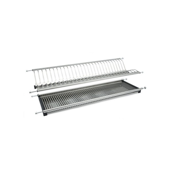 ESCURREPLATOS CON BAND. INOX 100