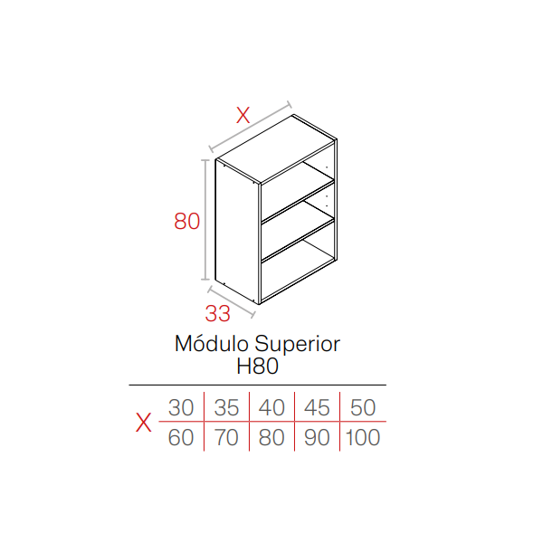 MODULO GRIS GU  19HD ALTO 0450X0900X0330 1 BALDA