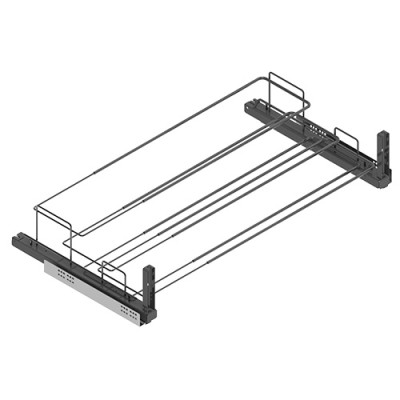 Zapatero extensible antracita 450x650mm | Sin frenos | Kpro componentes