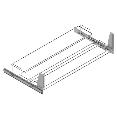 Zapatero extensible acero 640x1000mm | Sin frenos | Kpro componentes