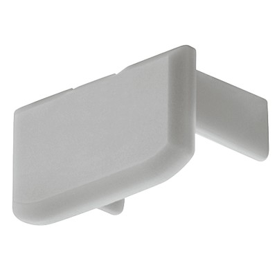 Tapas perfil 9.5mm Loox | Acabado plata | Häfele | Kpro componentes