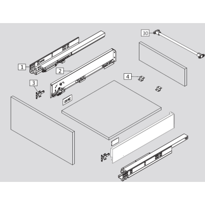 Kit Caj DTC Push MagicStar+ Antracita 88x300 | Kpro components