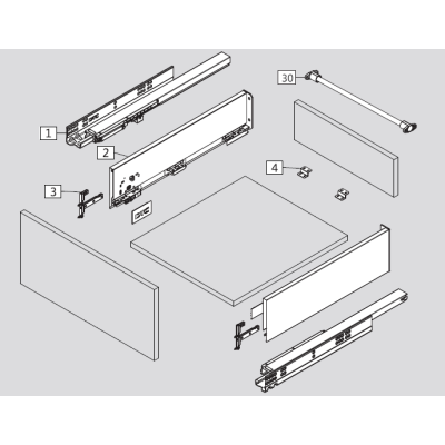 Kit Caj DTC Push MagicStar+ Antracita 126x500 | Kpro components