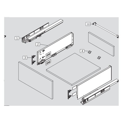 Kit Caj DTC Push MagicStar+ Antracita 238x450 | Kpro components