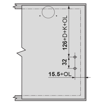 Fijación Frente HK-XS Atornillar 20K4101 | Kpro components
