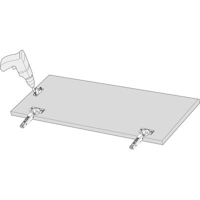 Fijación Mueble HK-XS Atornillar 20K5101 | Kpro components