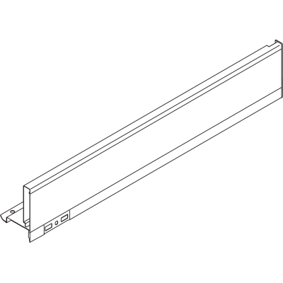Perfil LEGRABOX, Altura M (90.5 mm), LN=500 mm, derecha, para LEGRABOX pure