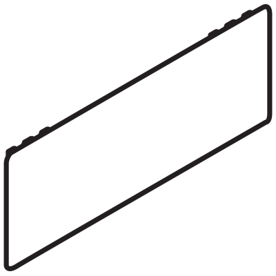LEGRABOX  Elemento de branding, rectangular, simétricos
