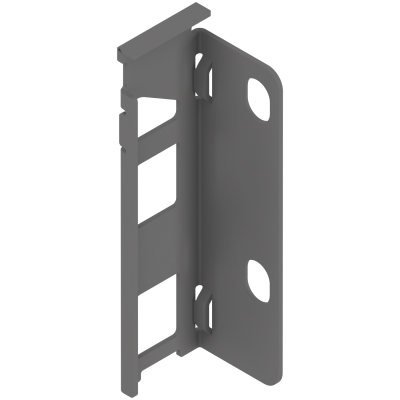 LEGRABOX Adaptadores para trasera de madera, Altura M (106 mm), izquierda