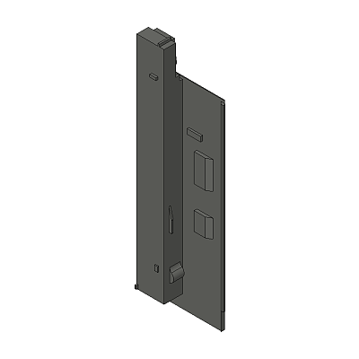 FRENTE ADAPTADOR FRONTAL. LEGRABOX Fijación frontal, Altura C, para cacerolero interior con elemento de inserción, dra+izq