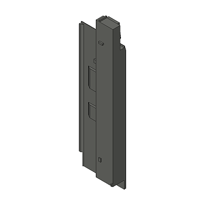 TAPA. LEGRABOX Fijación frontal, Altura C, para cacerolero interior con elemento de inserción, dra+izq
