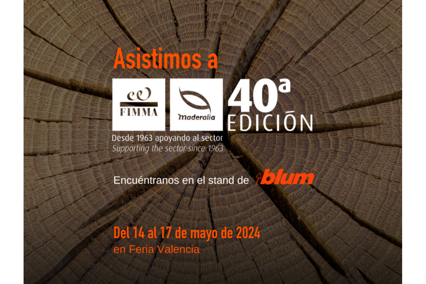 KPRO COMPONENTES TE ESPERA EN EL STAND DE BLUM EN FIMMA + MADERALIA